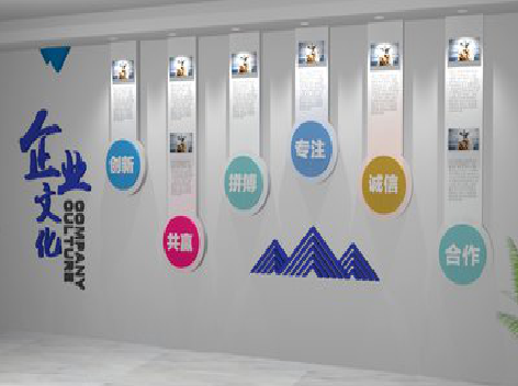 新沂企业文化墙需要传递什么办公文化？